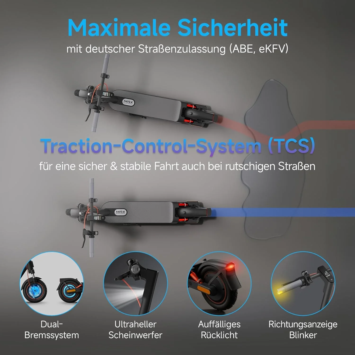 Xiaomi E-Scooter with German Road Legal (Max 20 km/h, Up to 70 km Range & 25 Percent Incline, Pneumatic Tyres, Dual Brakes, Display, Aluminium Body, App) - Image 9