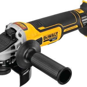 20V MAX* XR Angle Grinder, equipped with spring braking device and sliding switch, 4-1/2 inches, just the tool