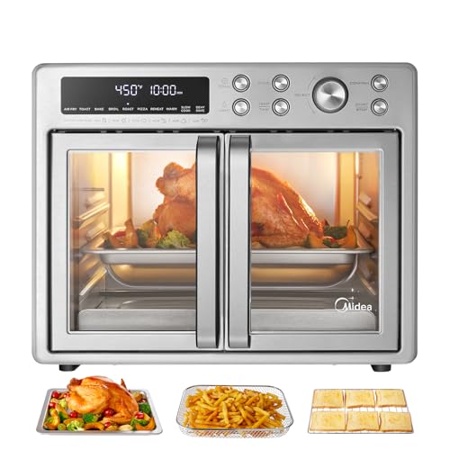 Midea Flexify French Door Air Fryer Toaster Oven Combo, 26.4 QT, 10-in-1, Stainless Steel - Image 11