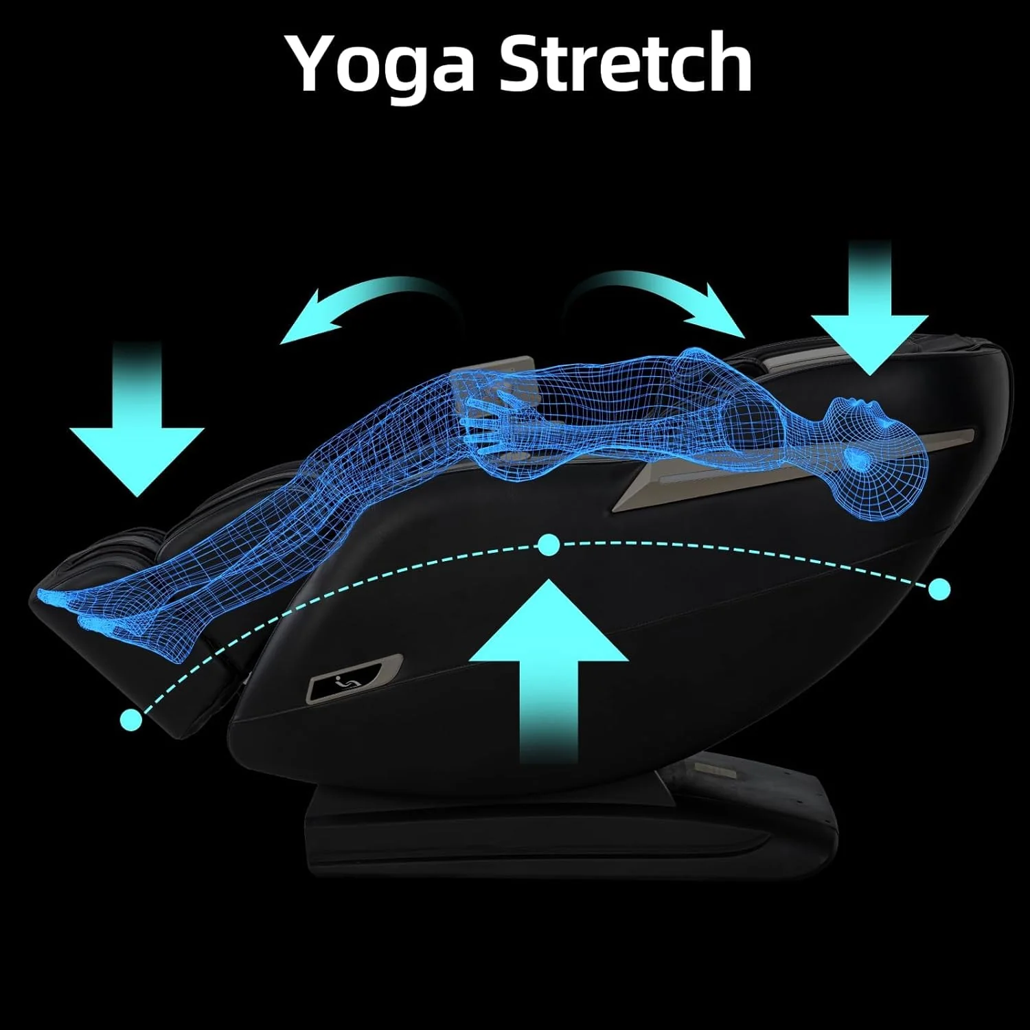 MYTHIA Full Body Zero Gravity Massage Chair With 3D Massage, Heat, Foot Rollers, Bluetooth And USB Charging - MD906 - Image 9