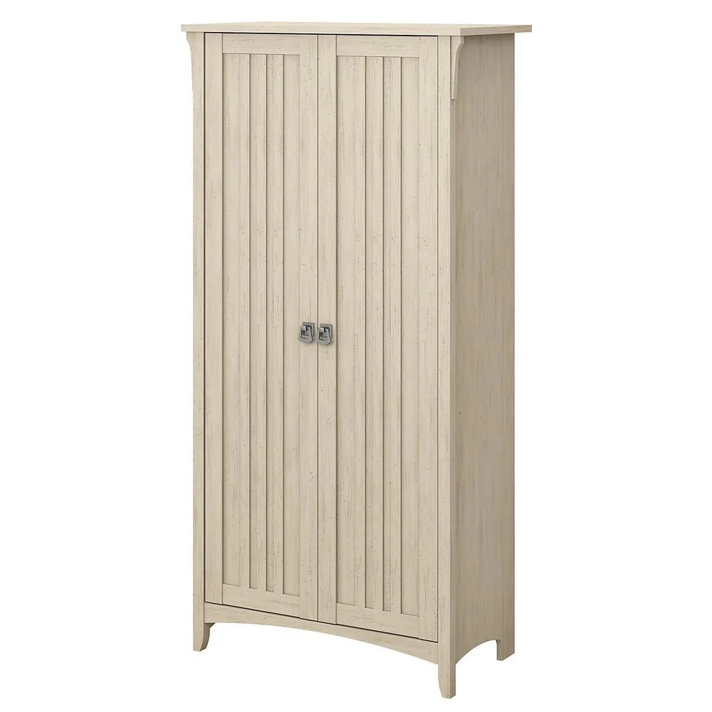 Tall Freestanding Storage Cabinet With Doors And 5 Shelves - Image 15