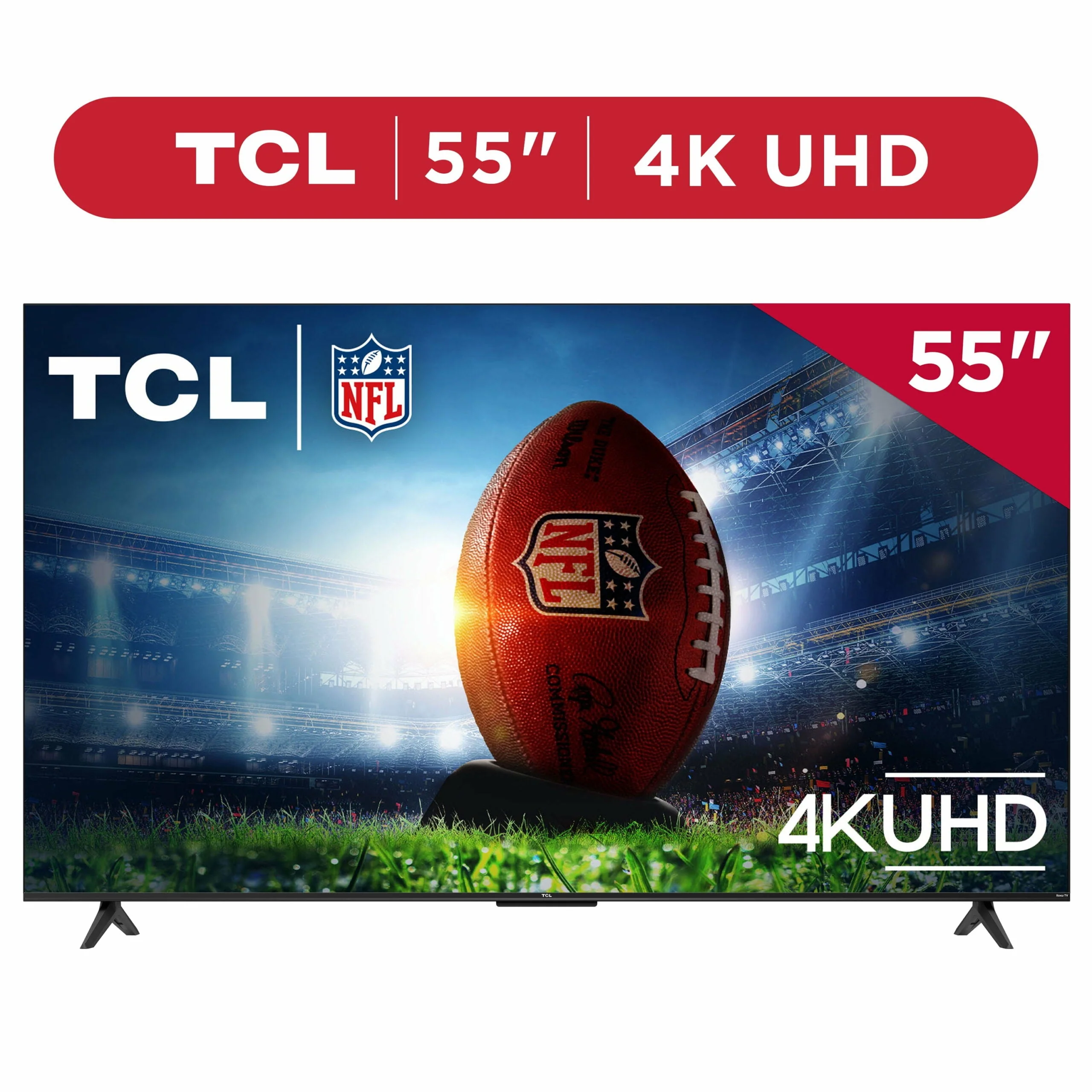 TCL 55′′ 4K UHD HDR Smart TV with Roku, 4-Series, Voice Control, and 4 HDMI Inputs - Image 2