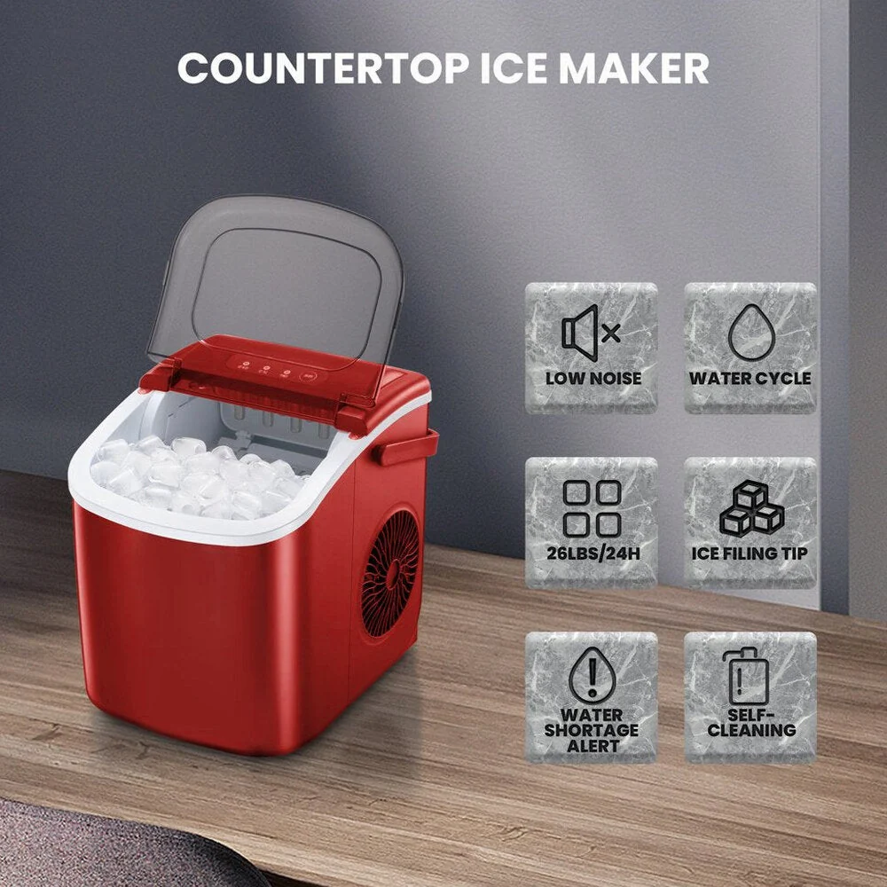 KISSAIR Portable Countertop Ice Maker, 26 lbs/24H - HZB-12/H - Image 6