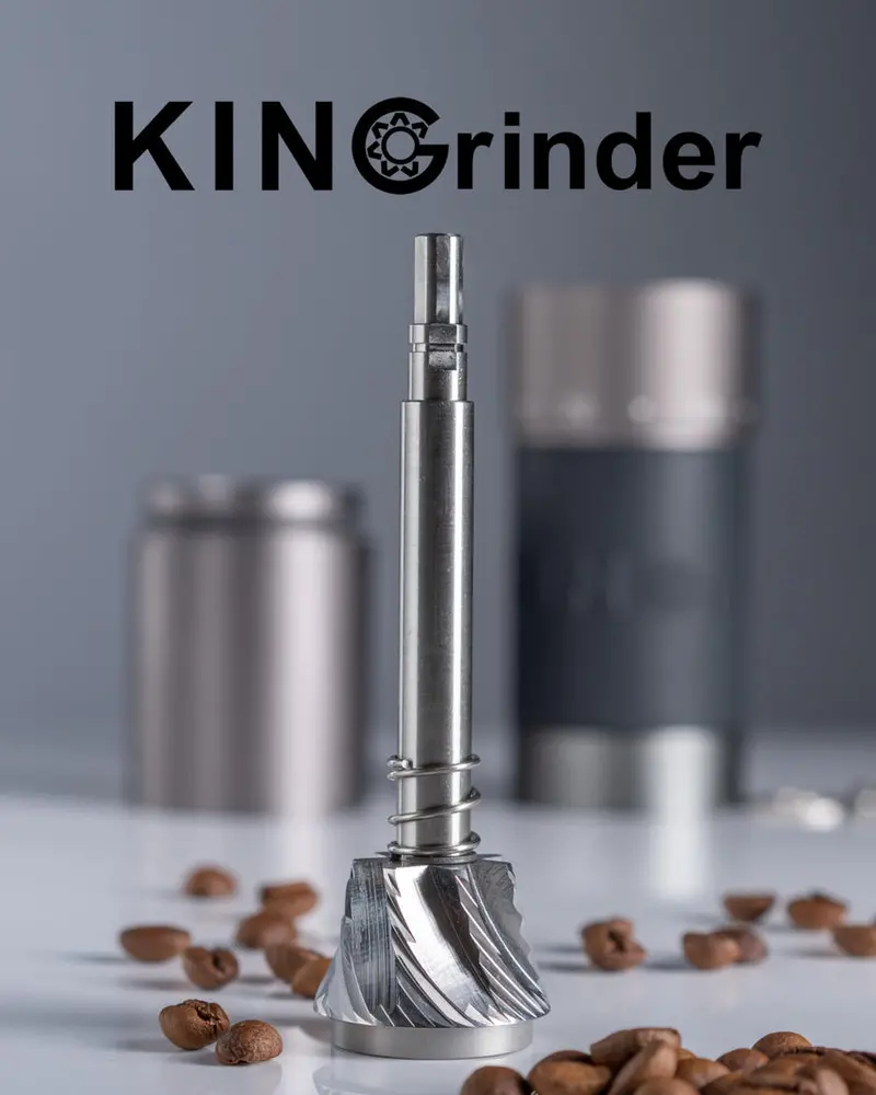 KINGrinder Manual Coffee Grinder K6 With Straight Handle - K6 - Image 5