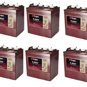 Trojan T - 890 Deep Cycle 8V Battery X6