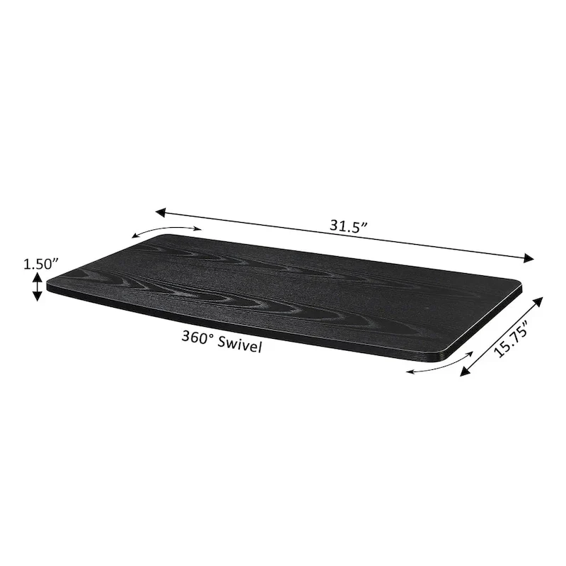 Convenience Concepts Designs2Go XL Single-Tier Swivel TV Riser for Screens Up to 37 Inches - Image 4