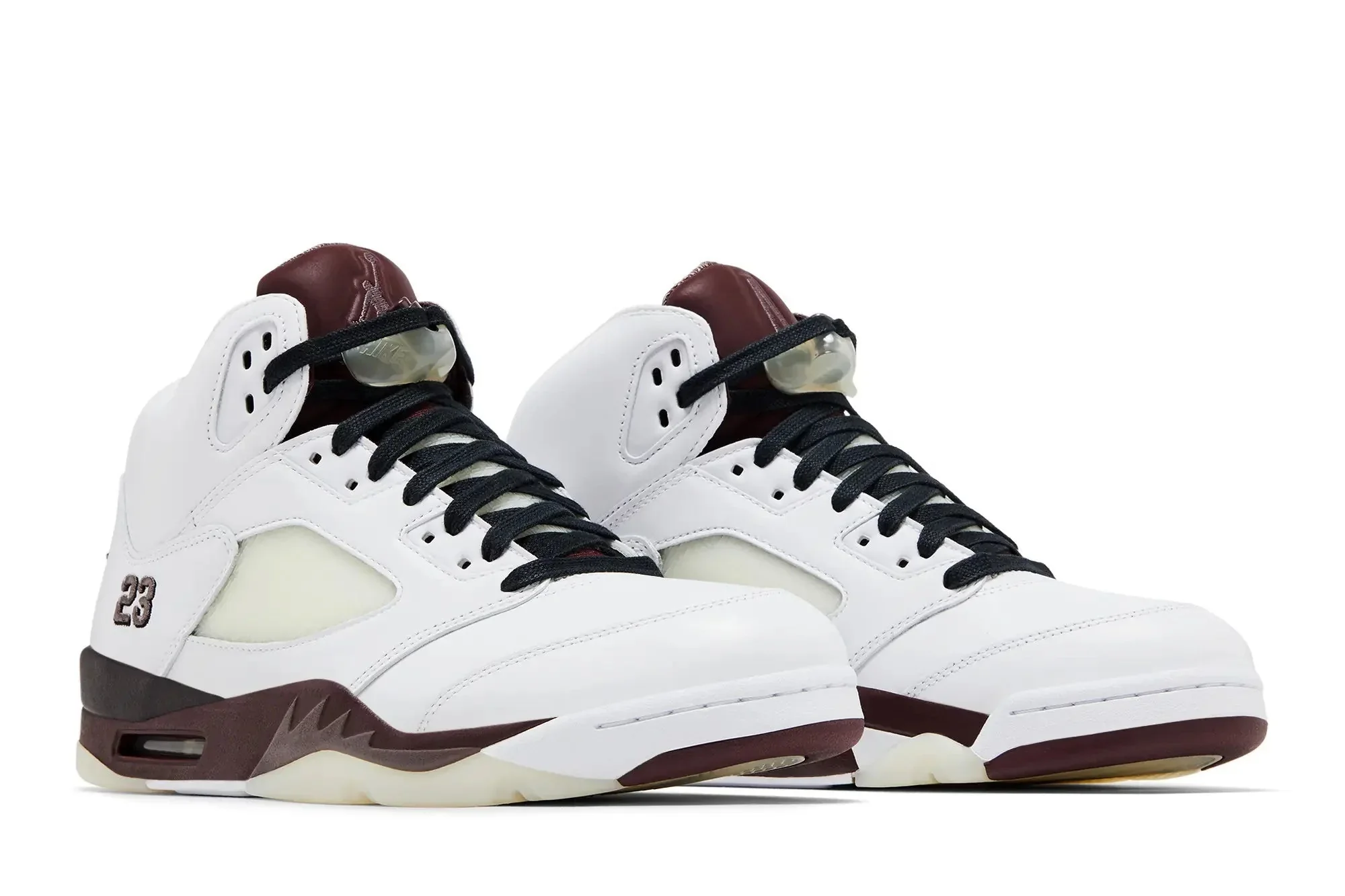 A Ma Maniere x Jordan 5 Retro OG Black Collective White/Violet Ore/Burgundy Crush/Black - IB1528 100 - Image 3