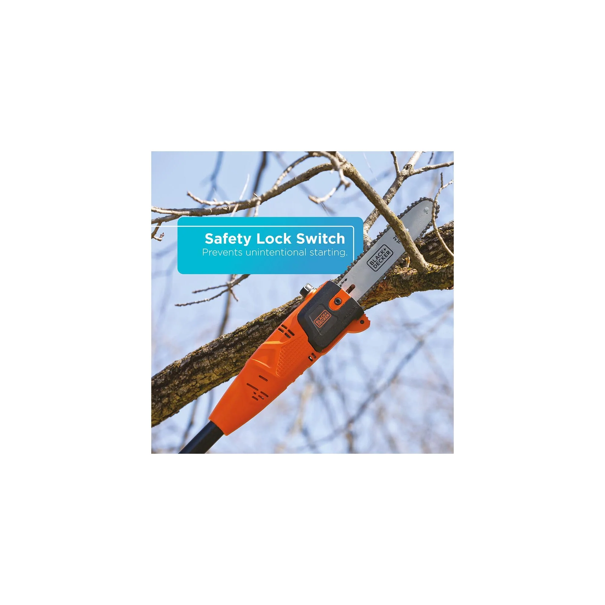 BLACK+DECKER Cordless 8 Inch 20V Max Pole Saw - Image 3