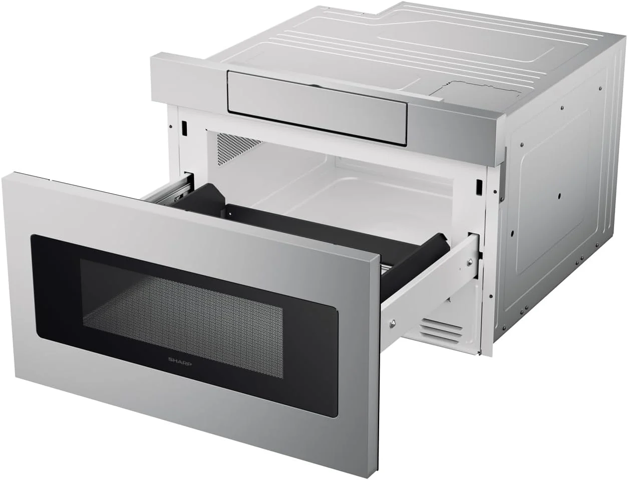 SHARP Microwave Drawer Oven, 24-inch, 1.2 Cubic Feet, 950 Watt - SMD2470ASY - Image 4