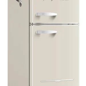 Frigidaire 3.1 Cu. Ft. 2-Door Retro Compact Refrigerator With Built-In Side Bottle Opener - Cream