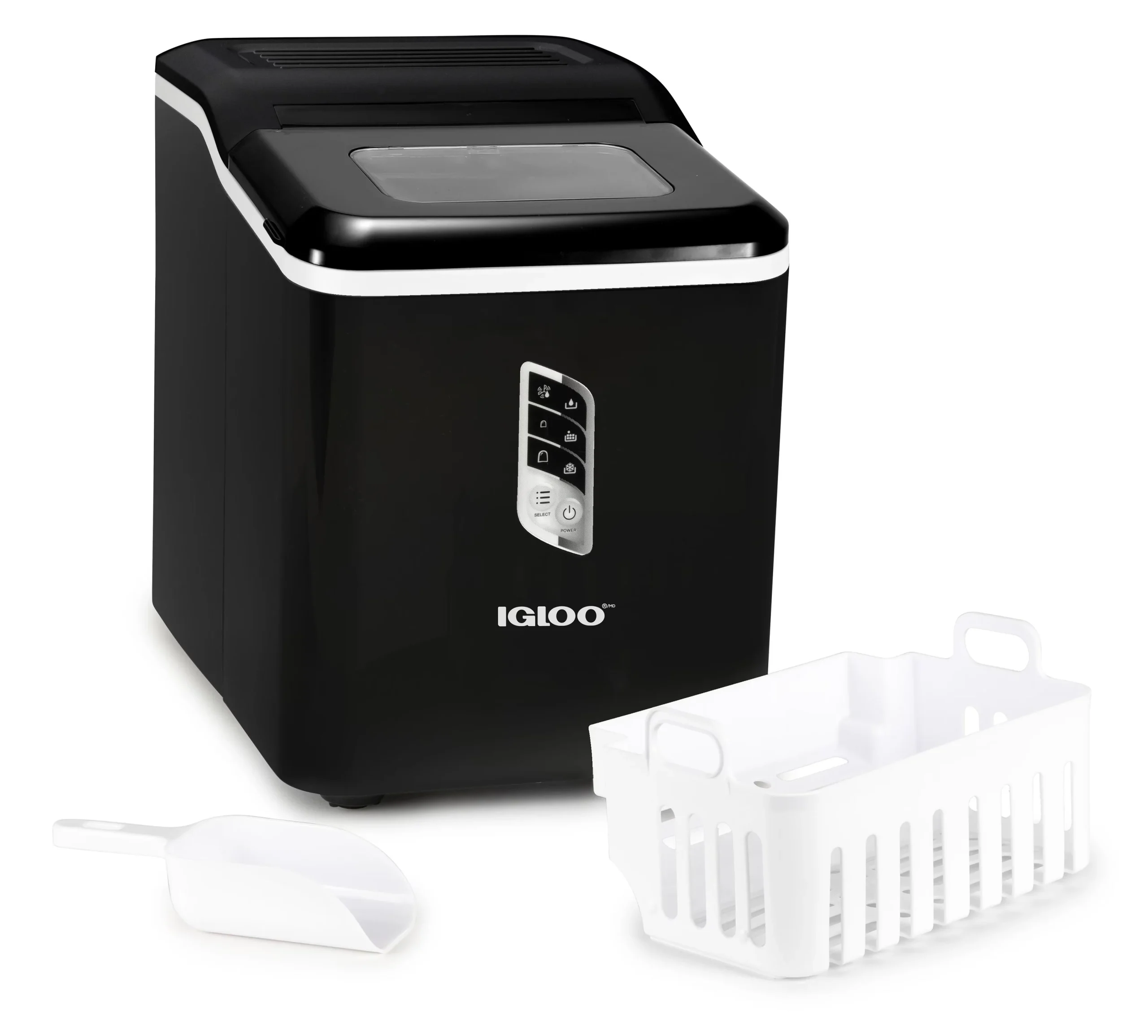 Igloo Self-Cleaning Countertop Ice Maker, 1.5 qt, 26 lbs/24 Hours, Aqua - Image 4
