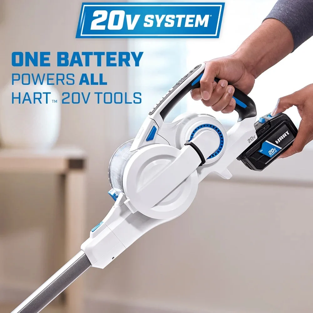 HART 20V Cordless Stick Vacuum Kit With 4.0Ah Lithium-Ion Battery - Image 8