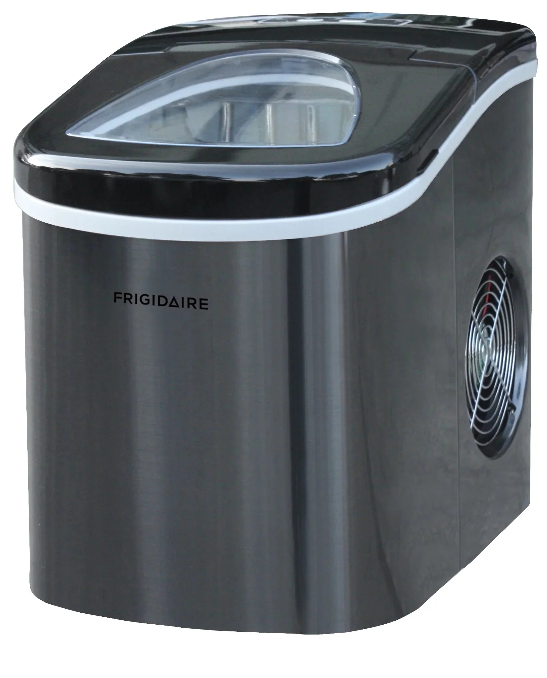 Frigidaire Portable Self-Cleaning Ice Maker, Black Stainless Steel - EFIC117-Ssblack_Sc - Image 4