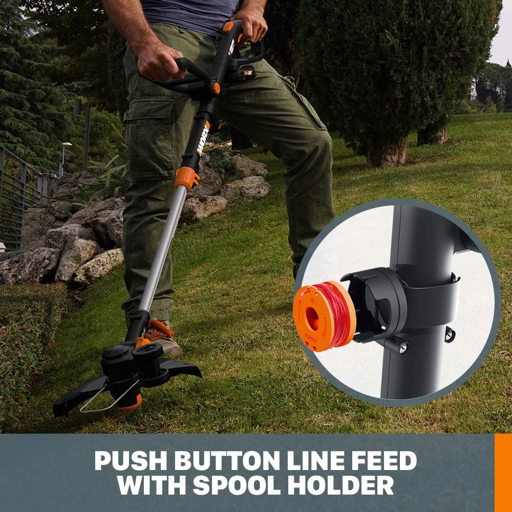 20V GT Revolution 12" 4.0Ah Cordless String Trimmer & Turbine Leaf Blower Power Share Combo Kit - WG930.3 (Batteries & Charger Included) - Image 5