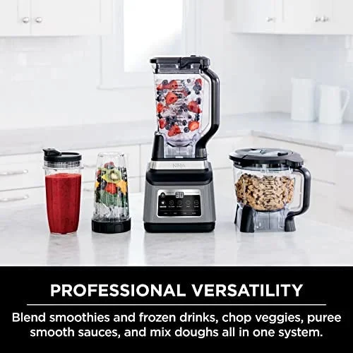 Ninja Professional Plus Kitchen System 1400 WP, 72-oz Blender Pitcher, 64-oz Processor Bowl, 2 24-oz To-Go Cups - BN801 - Image 2
