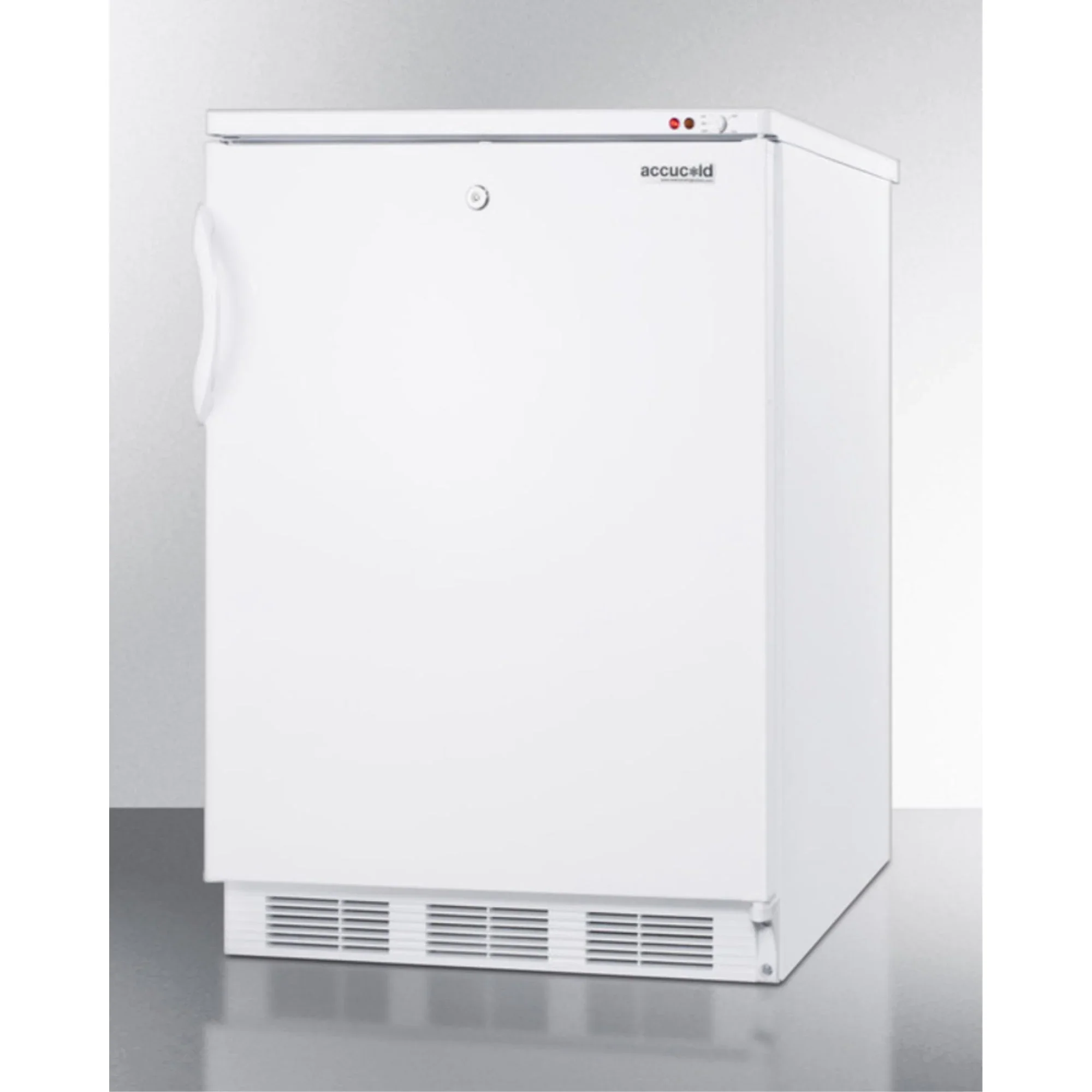 Undercounter Medical All-Freezer -25 C Capable, White, Front Lock - Image 2