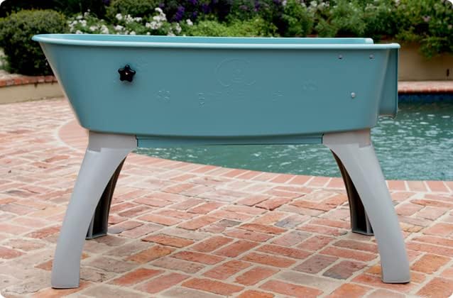 Booster Bath Elevated Dog Bathing Tub, X-Large, Blue - XLarge - Image 4