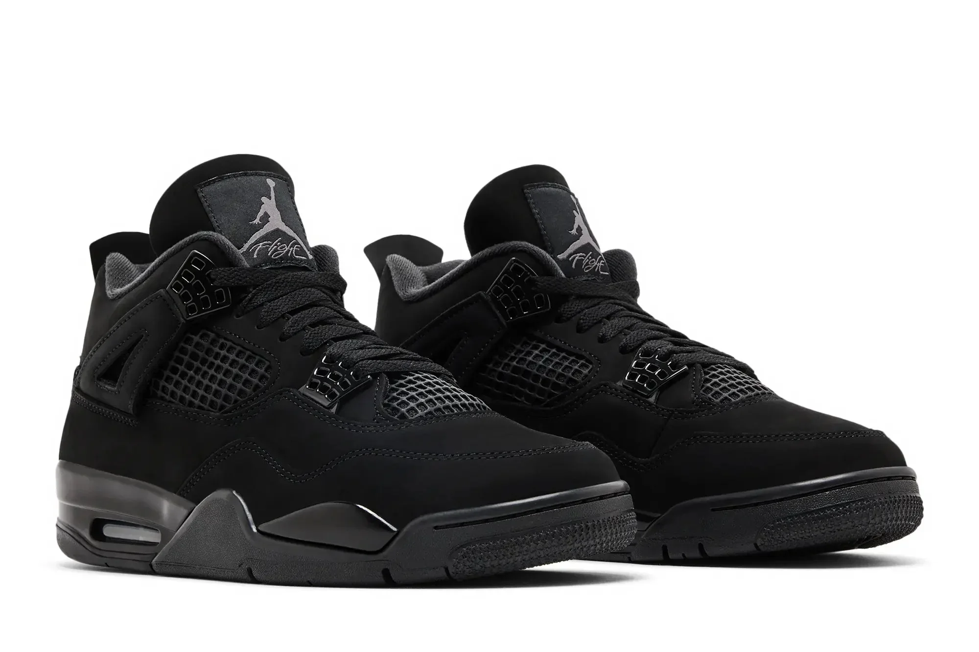 Jordan 4 Retro Black Cat 2025 Black/Black/Light Graphite - FV5029 010 - Image 3