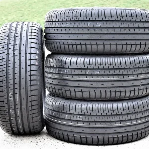 One set of 4(4)255/35R20 ZR 97Y XL A/S performance tires for: 2007-10 Mercedes-Benz S550 4Matic, 2017-18 Audi Q3 Technik