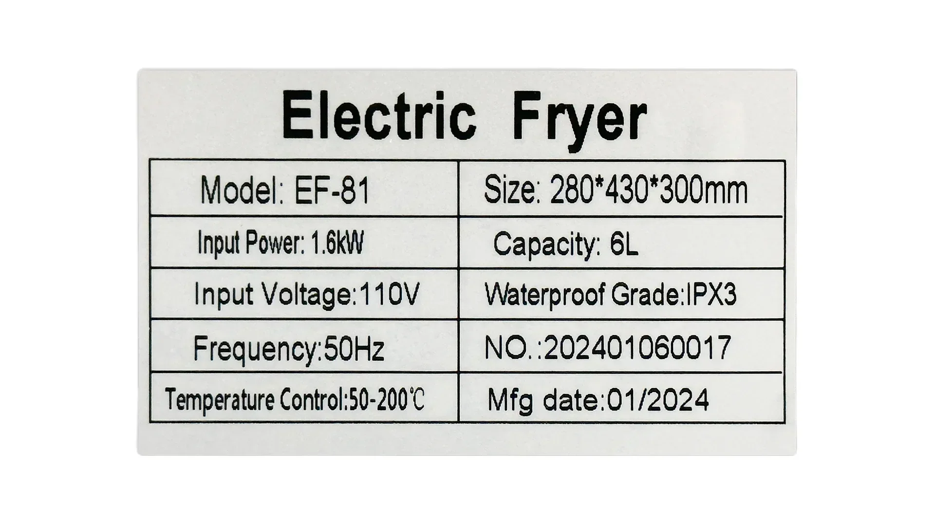 1600W Electric Deep Fryer, Stainless Steel, 6L, 110V - Commercial Single-Chamber - Image 9