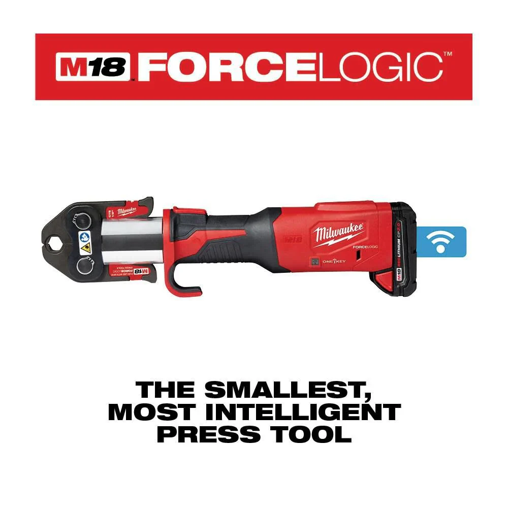 Milwaukee M18 FORCE LOGIC crimping tool with ONE-KEY and 1/2 - Image 6