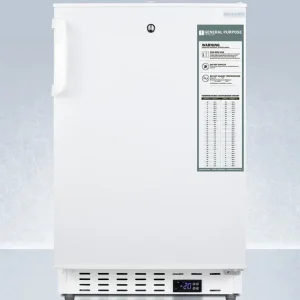 20in Wide Built-In Vaccine All-Freezer, ADA Compliant -25C