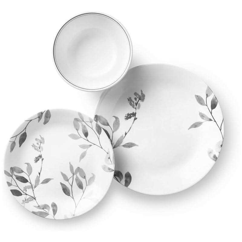 Corelle Dinnerware Set, 12-Pc. - Misty Leaves - Image 2