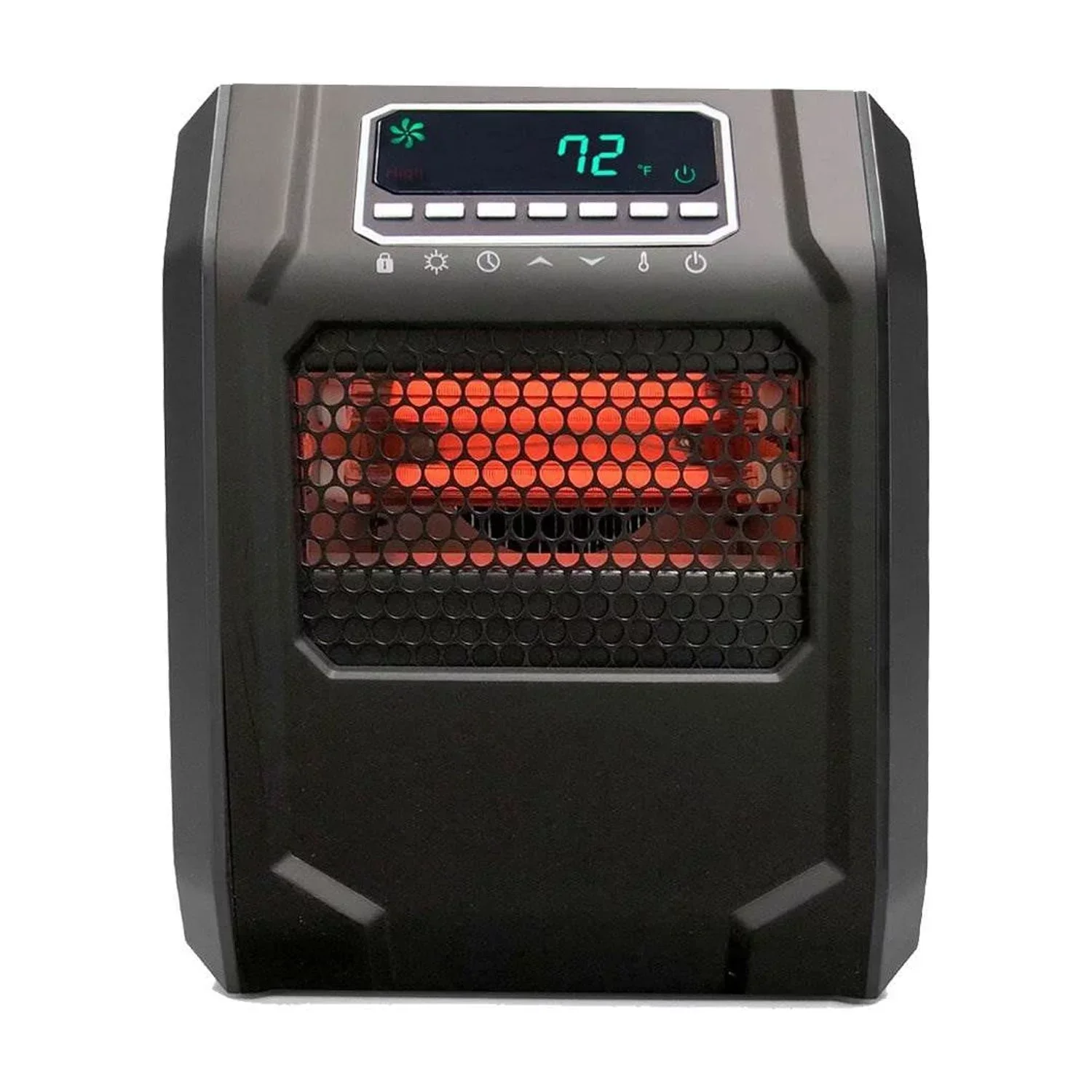 Lifesmart Infrared Quartz Space Heater, 4 Element 1500W, Black - Image 8