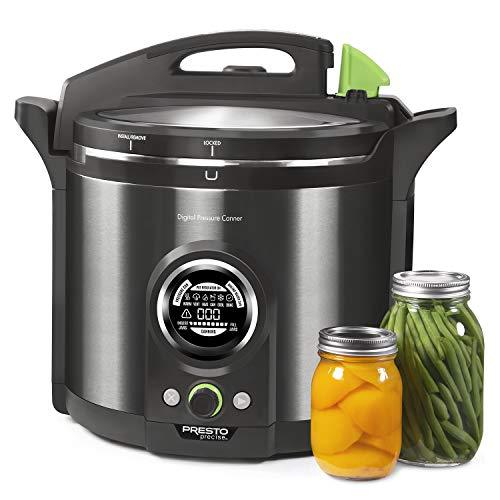 Presto Digital Pressure Canner, 12Qt, Black Stainless - 02144 - Image 2