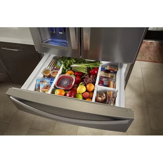 Whirlpool 24.5-cu ft 4-Door French Door Refrigerator With Ice Maker - ENERGY STAR - Image 11
