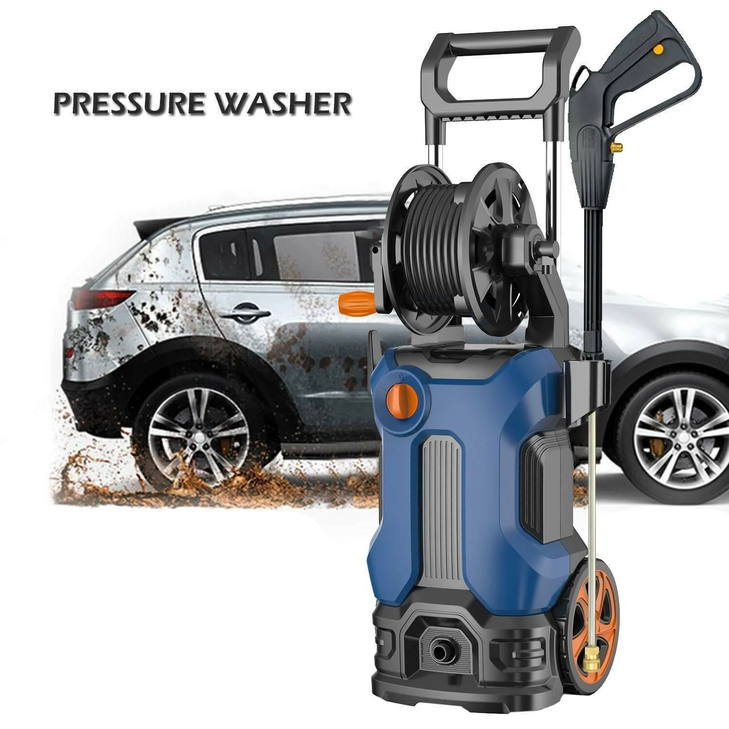 3800PSI 2.8GPM Electric Pressure Washer High Power Cleaner,Water Sprayer Machine - Image 9