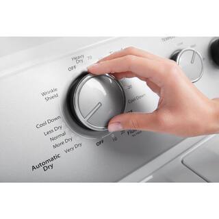 7.0 Cu. Ft. Electric Dryer - White - Image 5