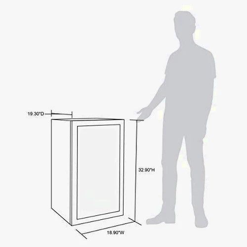 NewAir Beverage Refrigerator Cooler, 126 Cans, 3.4 Cubic Feet, Stainless Steel - AB-1200 - Image 7