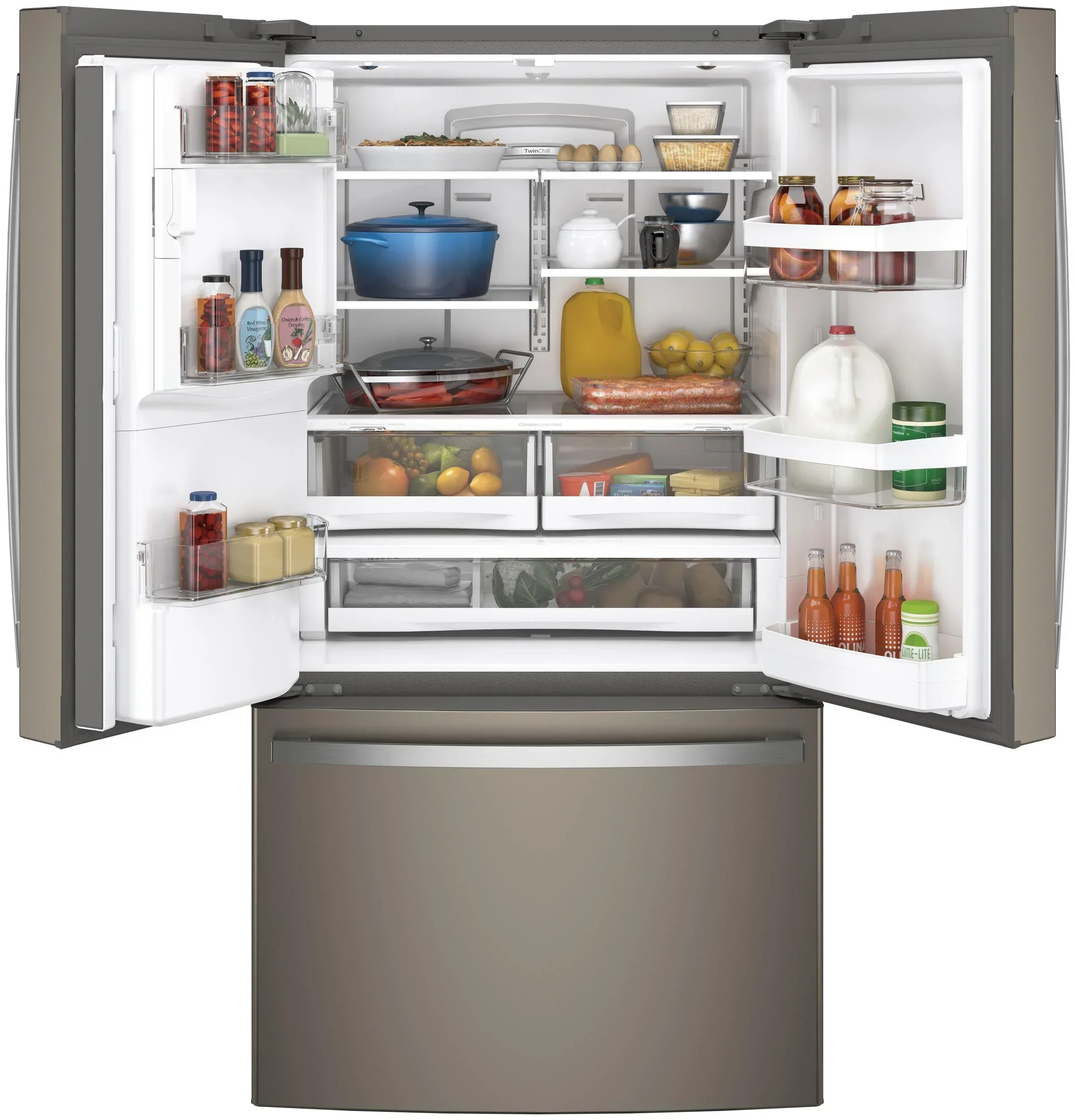 GE Appliances French Door Refrigerator, Energy Star, 27.8 Cubic Foot - Image 2