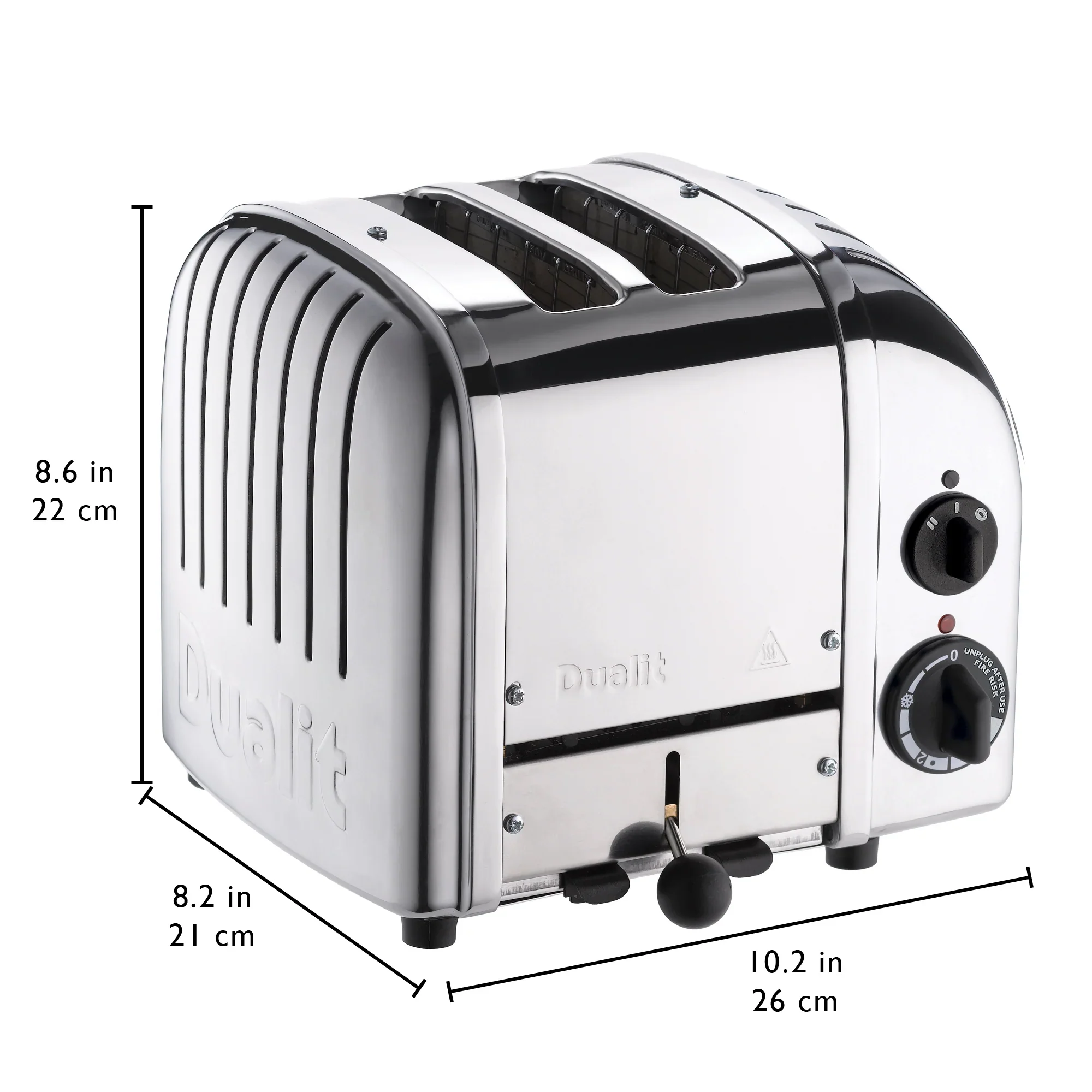 Dualit New Generation Classic 2-Slice Toaster in Stainless Steel - Image 6