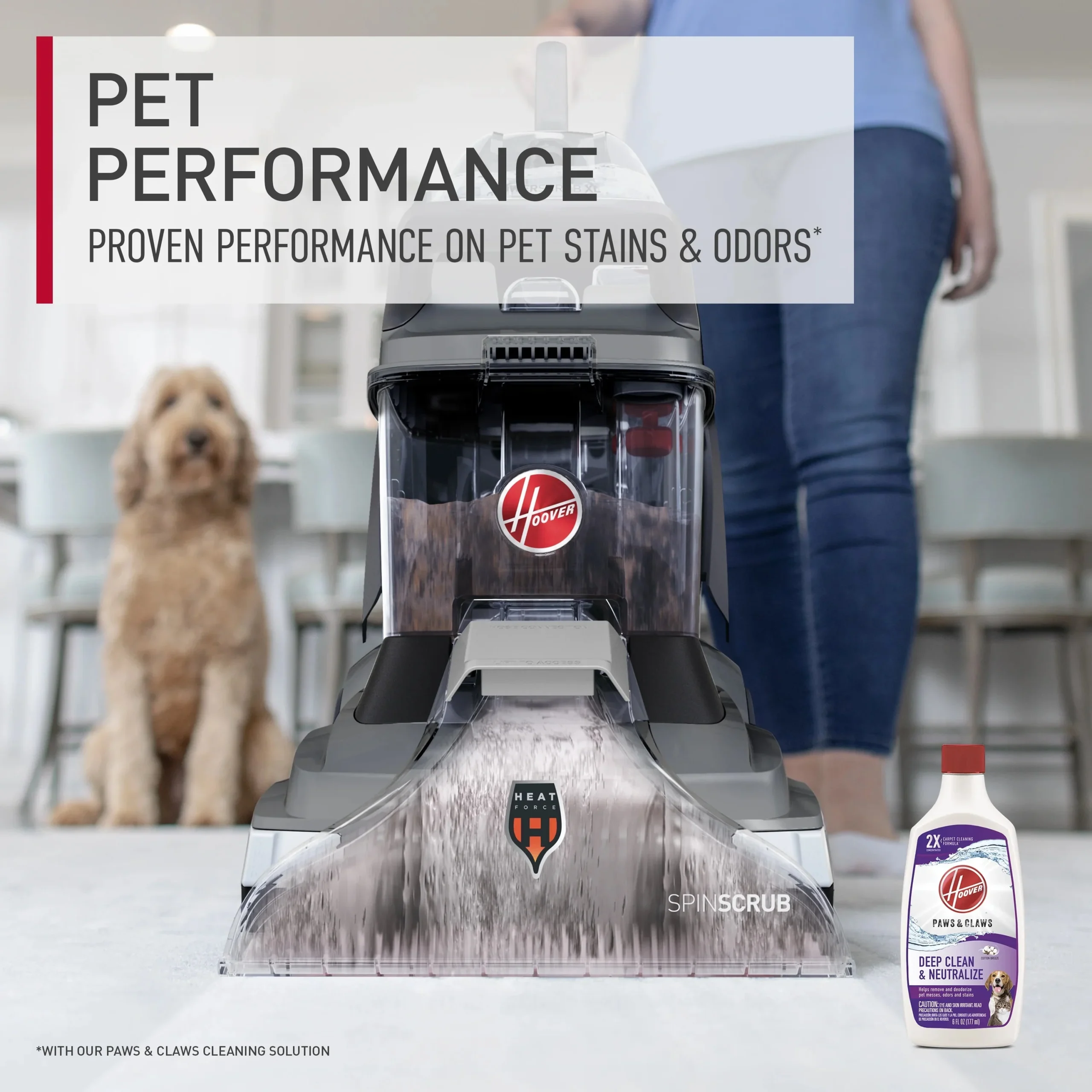Hoover PowerScrub XL Upright Carpet Cleaner for Carpets, Rugs & Upholstery - FH68010 - Image 7