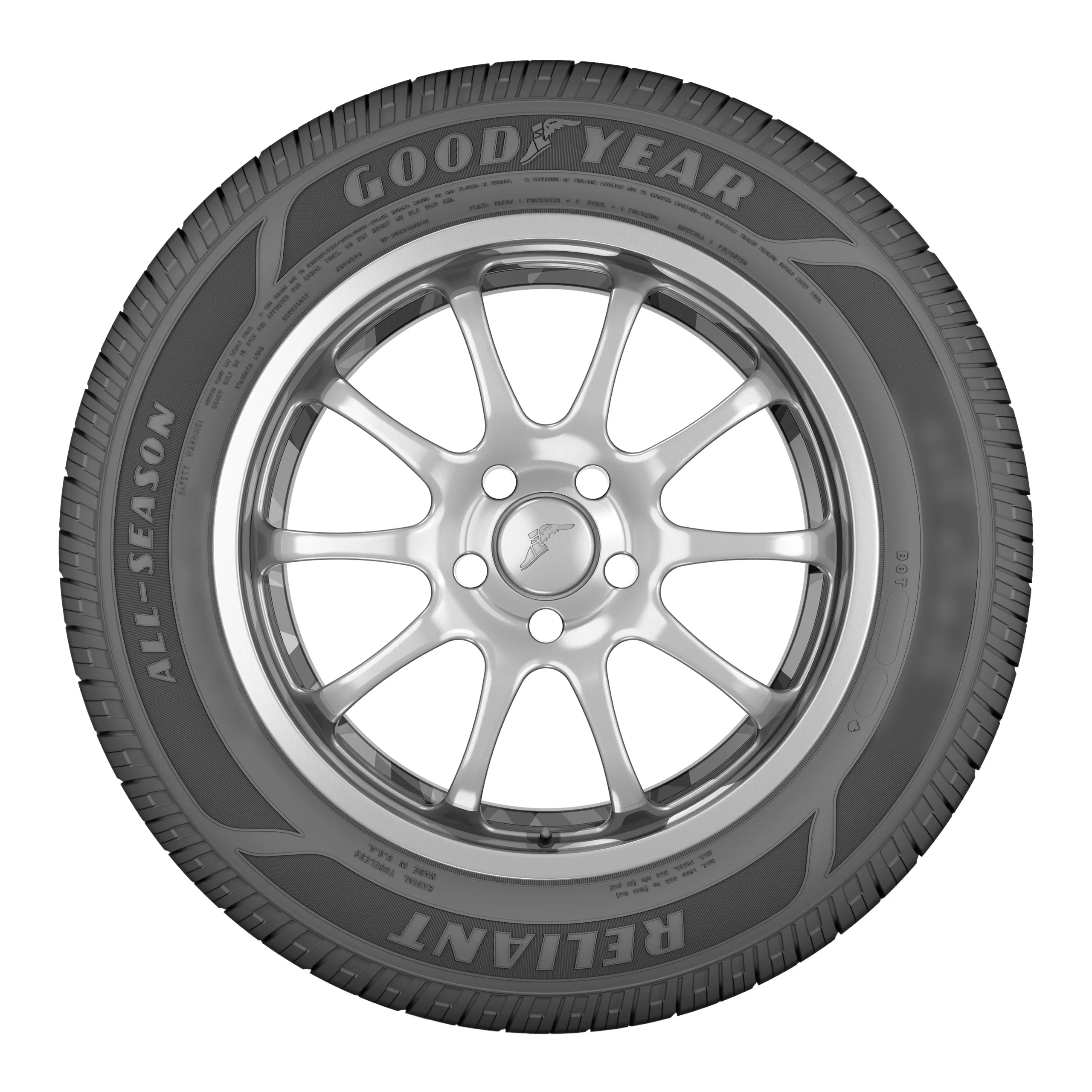 Goodyear Reliant All - Season 205/55R16 91V All - Season Tire - Image 2