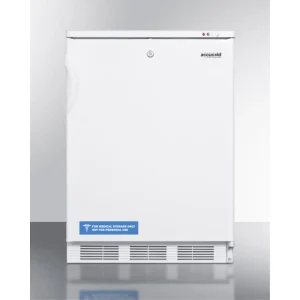 Undercounter Medical All-Freezer -25 C Capable, White, Front Lock