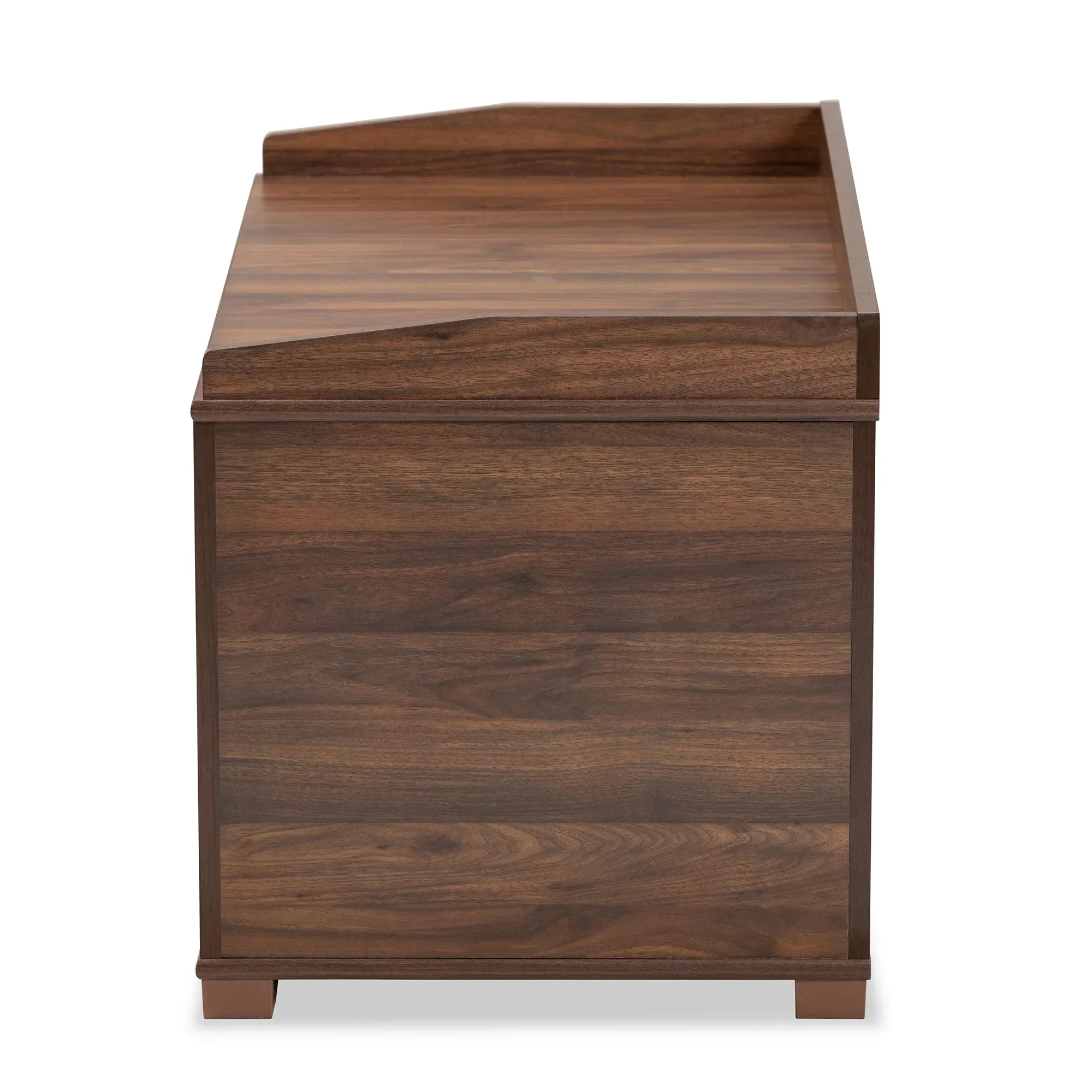 Baxton Studio Cat Litter Box Cover House, Walnut Brown, 35.40 x 18.90 x 20.10 in - Mariam - Image 4