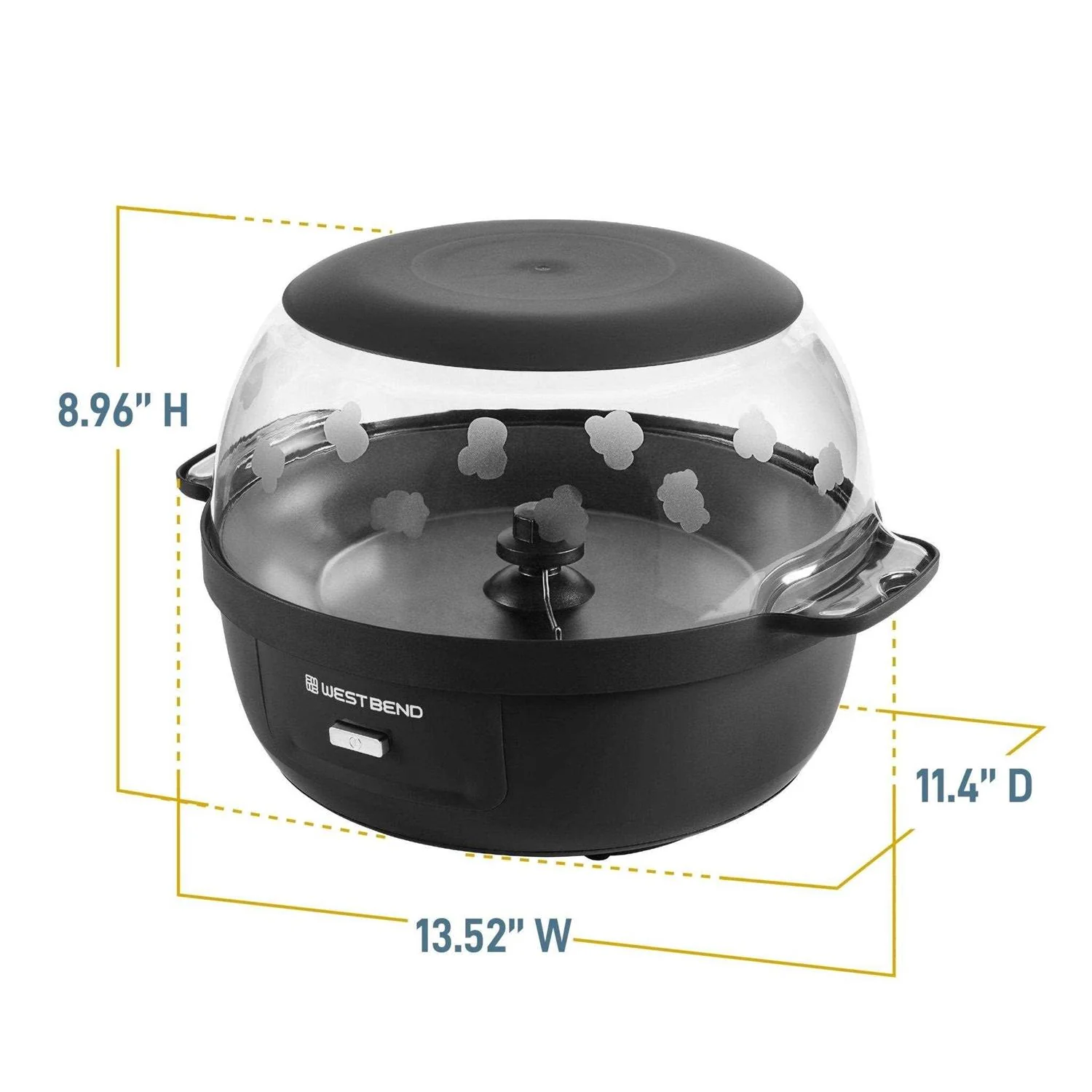 West Bend Stir Crazy Popcorn Maker - 6 Qt. - Image 2