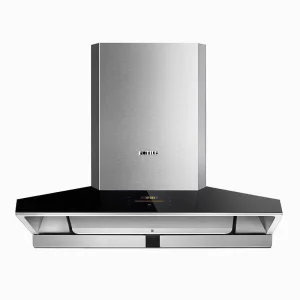 FOTILE Wall Mount Range Hood, 36 in. 1100 CFM, 2 LED Lights, Stainless Steel - Perimeter Vent Series