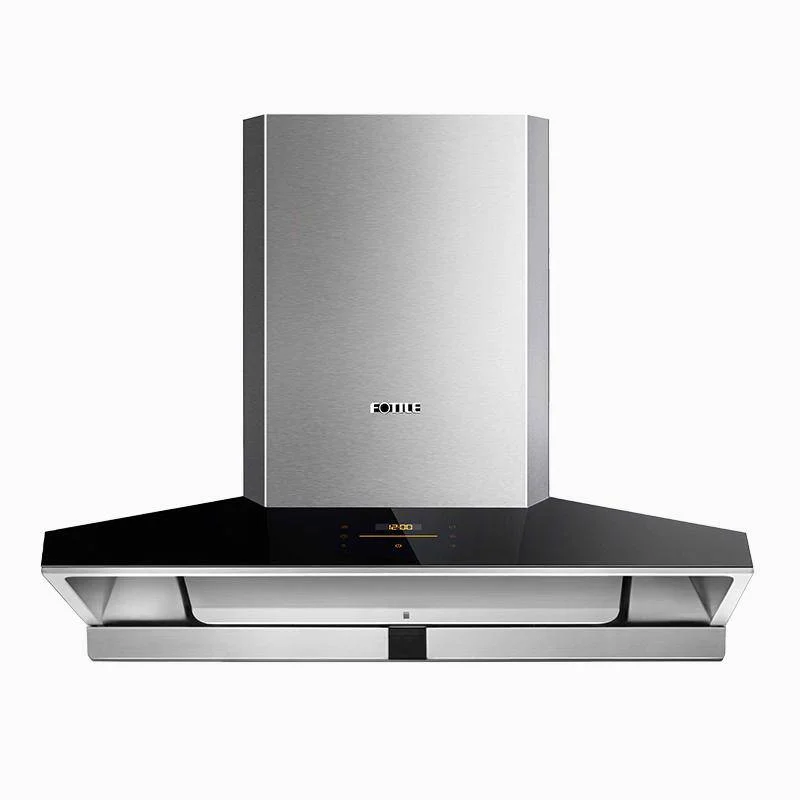 FOTILE Wall Mount Range Hood, 36 in. 1100 CFM, 2 LED Lights, Stainless Steel - Perimeter Vent Series