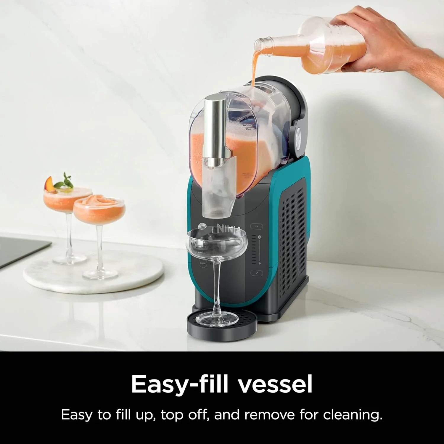 SLUSHi Frozen Drink And Slushie Machine, 88 oz, 5 Preset Programs, Black - FS301 - Image 13