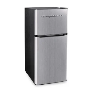 Frigidaire 4.5 Cu. Ft. 2-Door Compact Refrigerator With Chrome Trim - EFR451, Platinum