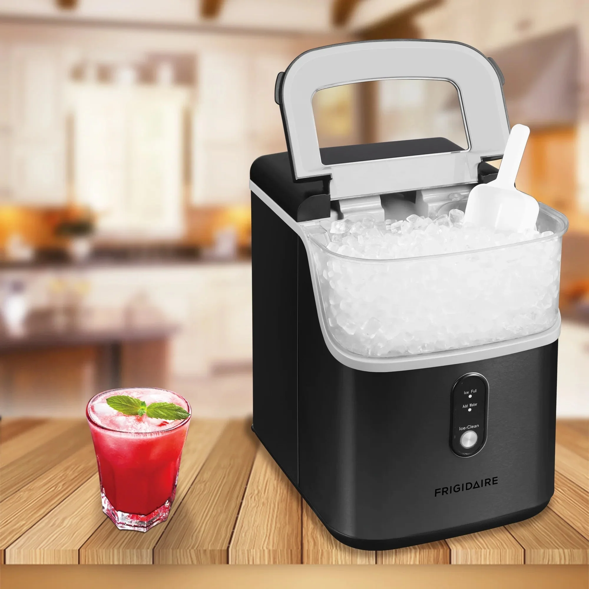 Frigidaire Nugget Ice Maker, 33 Lbs., Black Stainless Steel - EFIC228 - Image 9