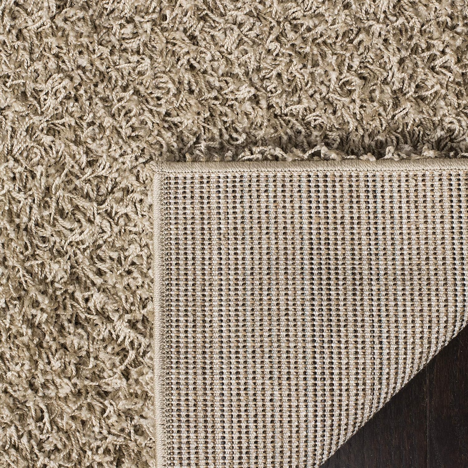 SAFAVIEH Athens Shag Area Rug 9x12 Beige - SGA119G - Image 4