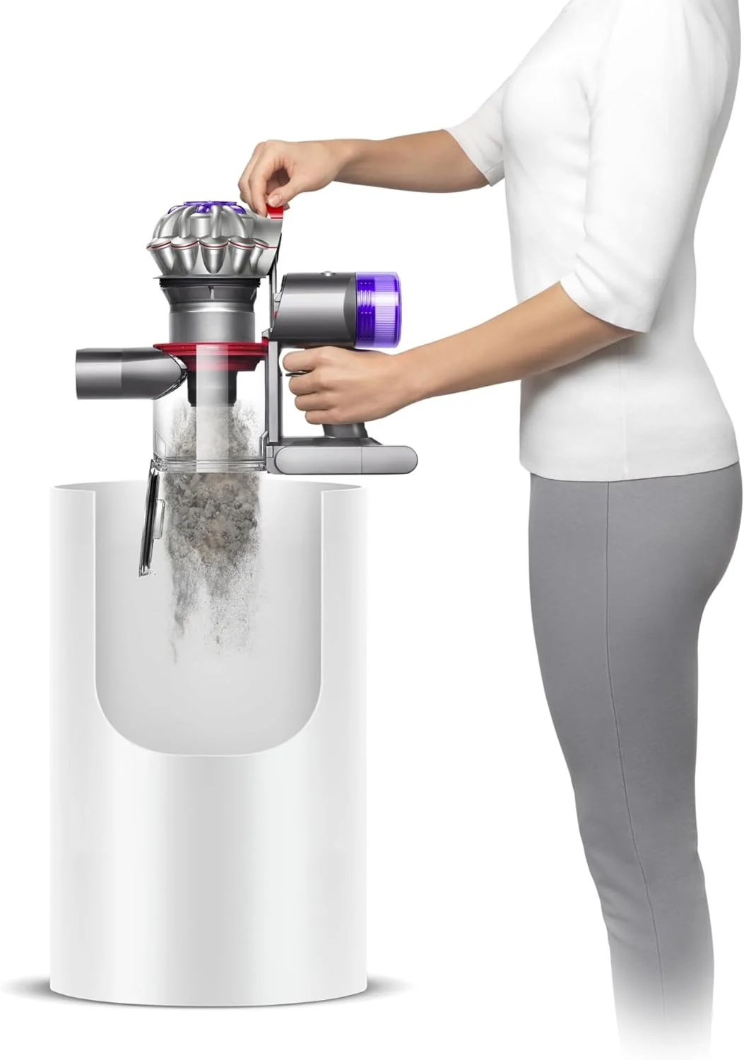Dyson Cordless Stick Vacuum Cleaner, 0.14 Gallons, Silver/Nickel - V8 SV25 - Image 18