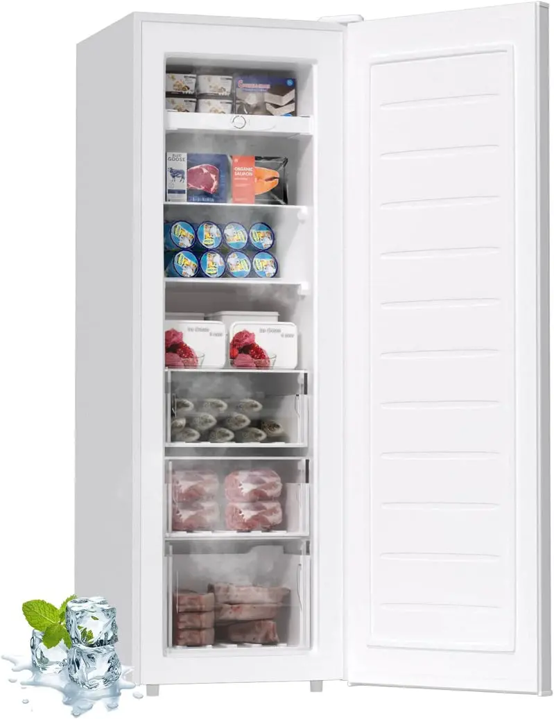 Bangson Convertible Upright Freezer/Refrigerator, 7.0 Cu. Ft. - Image 5
