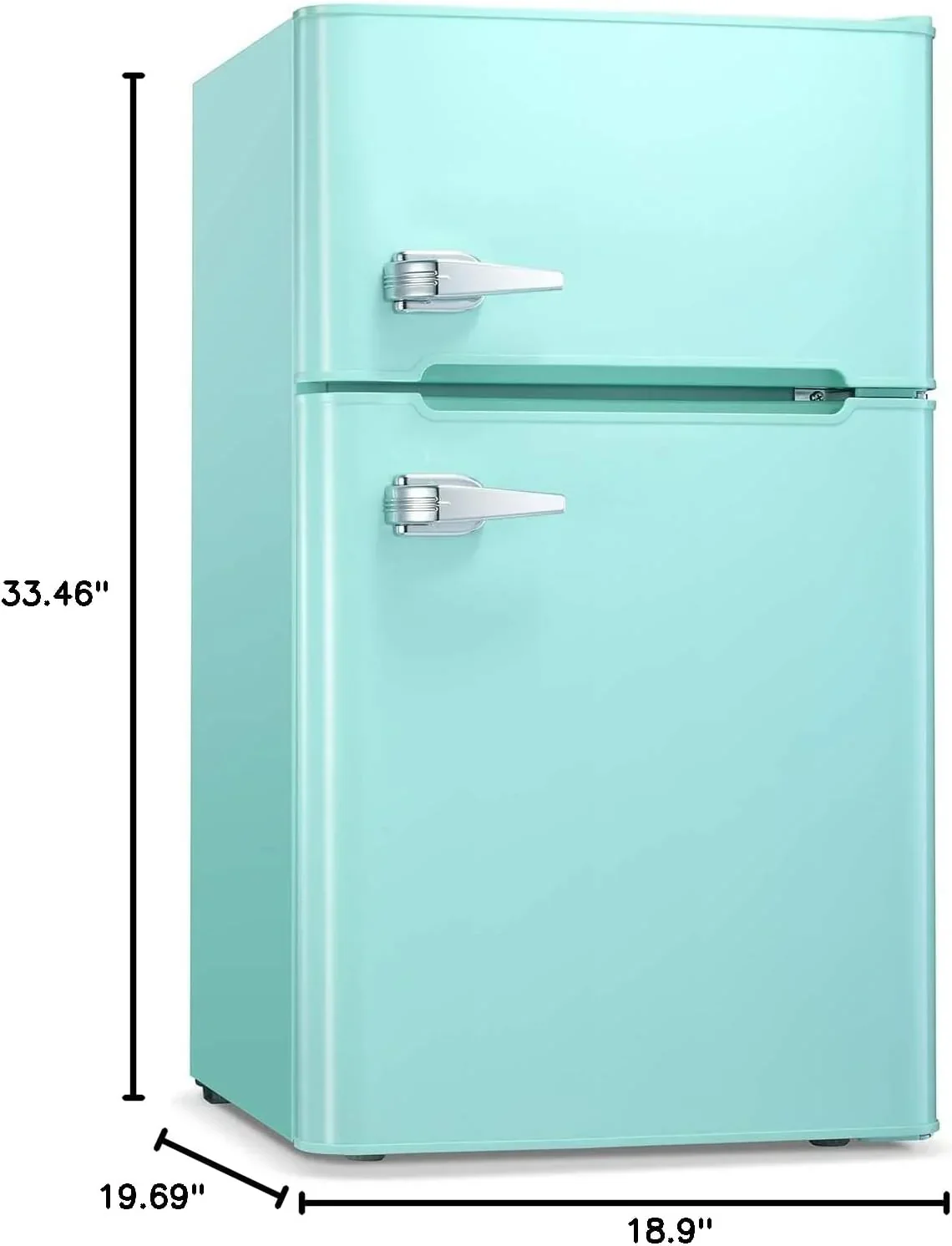 Antarctic Star Compact Mini Refrigerator 3.2 cu ft, Green - F90GR - Image 25