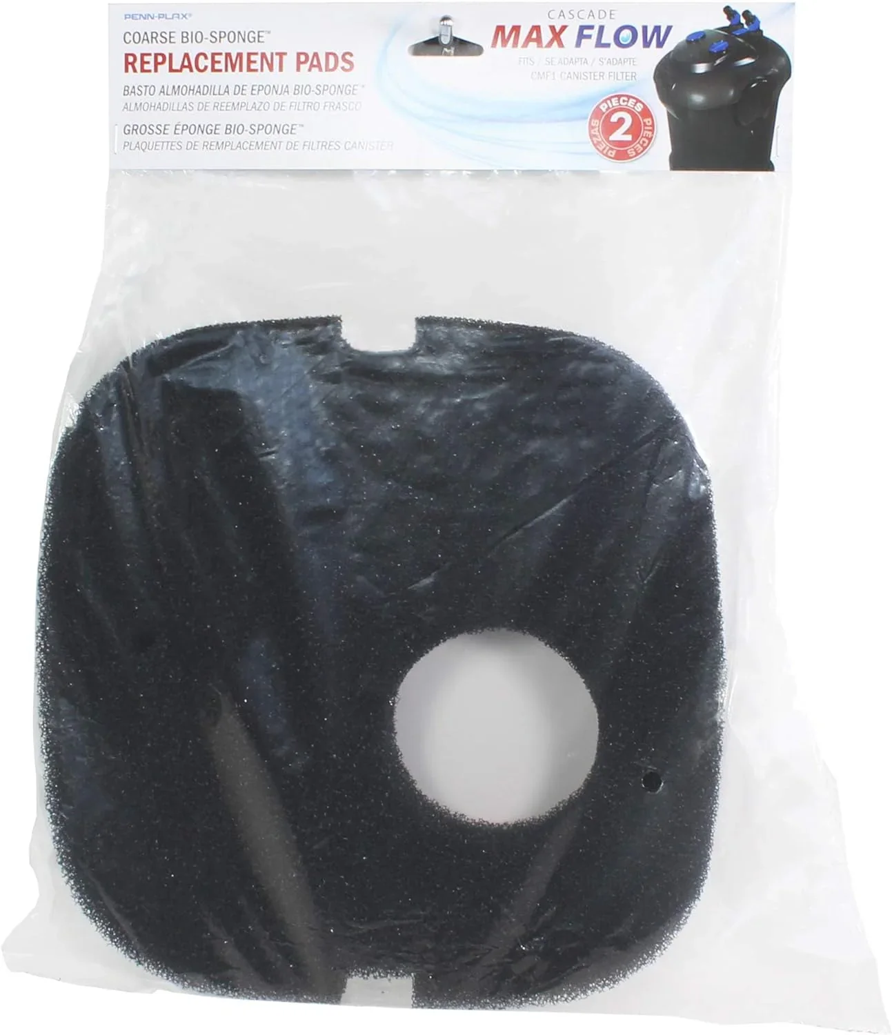 PENN-PLAX Cascade Max Flow Aquarium Canister Filter 820 Gallons Per Hour - CMF1 - Image 2